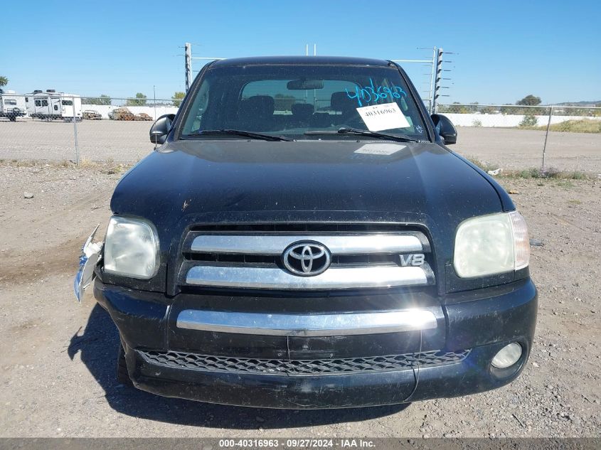 2006 Toyota Tundra Sr5 V8 VIN: 5TBDT44146S523118 Lot: 40316963