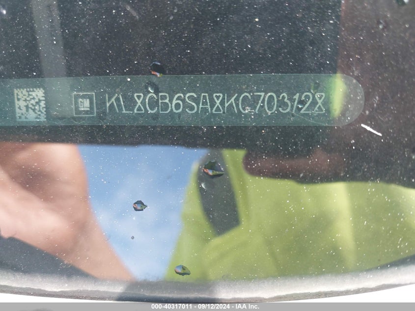 KL8CB6SA8KC703128 2019 Chevrolet Spark Ls