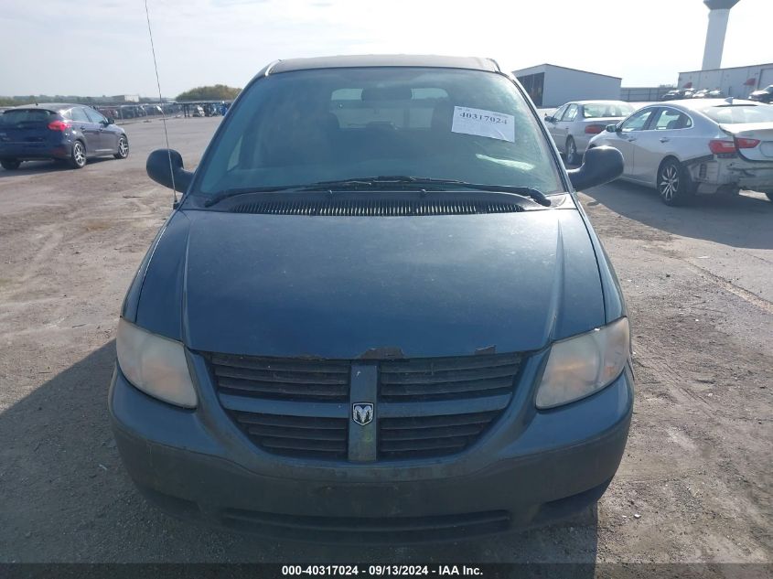 2006 Dodge Caravan Se VIN: 1D8GP25RX6B554335 Lot: 40317024