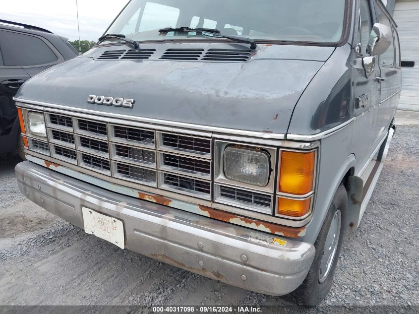 1988 Dodge Ram Wagon B150 VIN: 2B4HB11Y2JK128387 Lot: 40317098