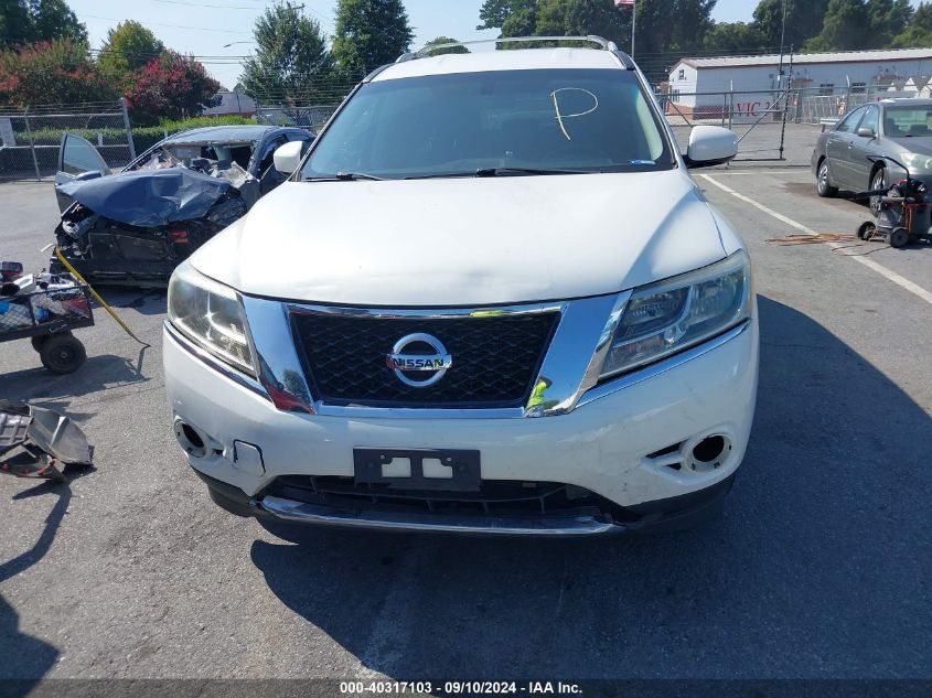 2014 Nissan Pathfinder Sv VIN: 5N1AR2MN3EC703380 Lot: 40317103