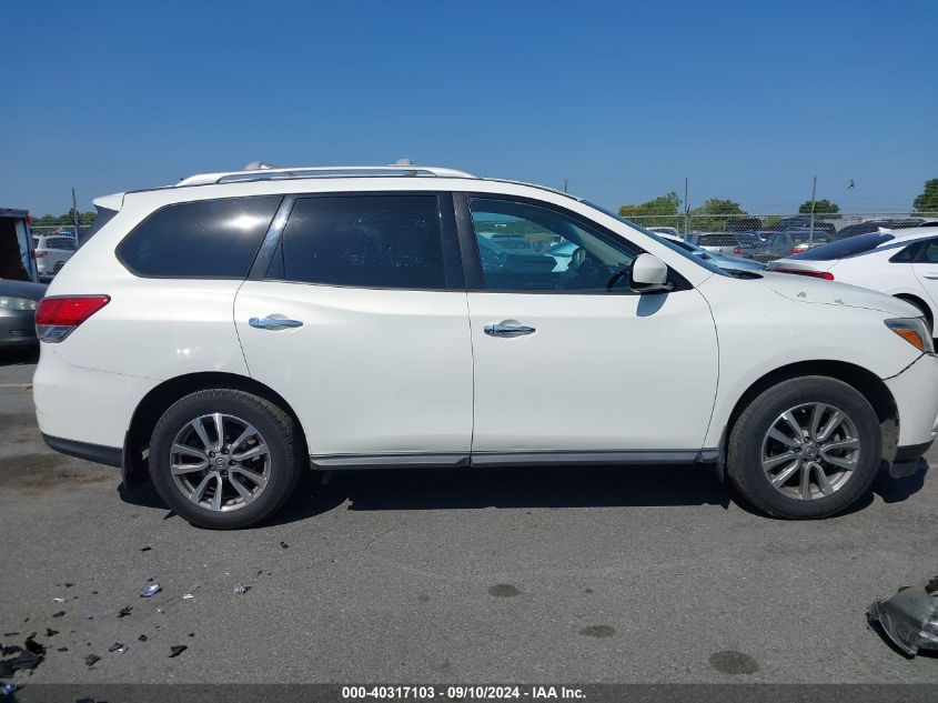 2014 Nissan Pathfinder Sv VIN: 5N1AR2MN3EC703380 Lot: 40317103