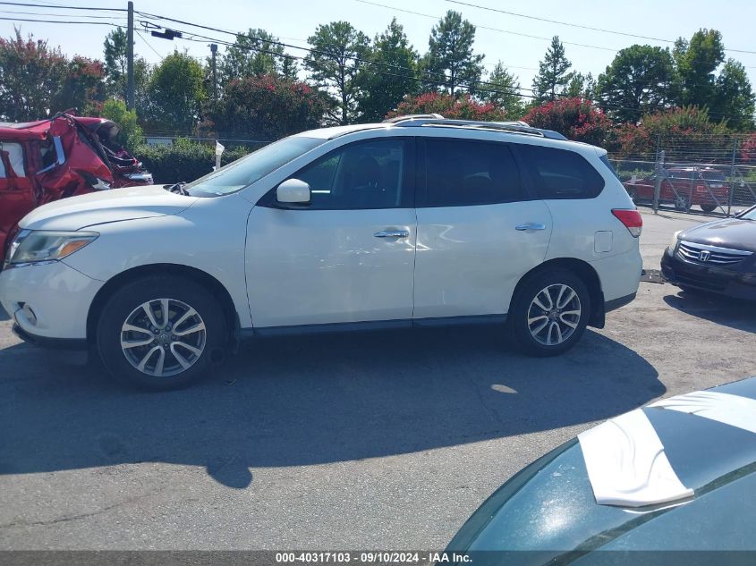 2014 Nissan Pathfinder Sv VIN: 5N1AR2MN3EC703380 Lot: 40317103