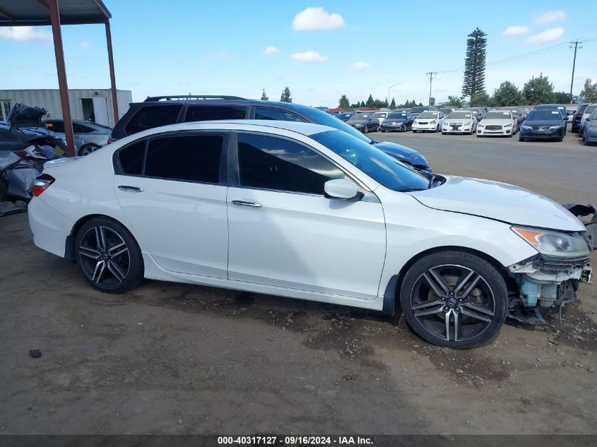 1HGCR2F55GA180261 2016 Honda Accord Sport