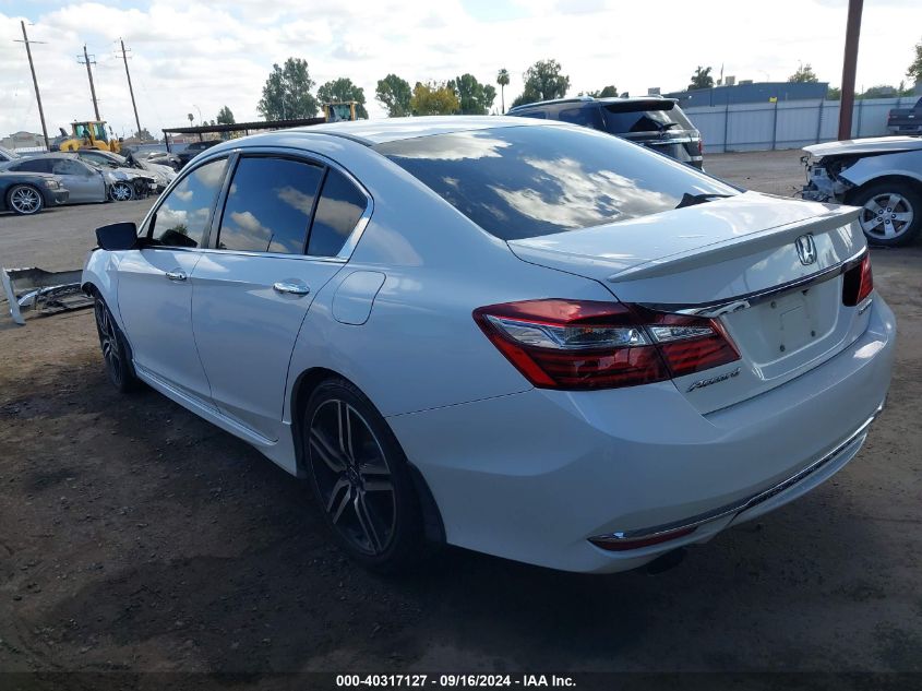 1HGCR2F55GA180261 2016 Honda Accord Sport