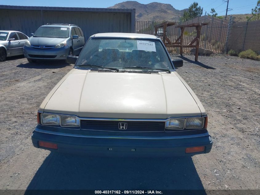 1983 Honda Accord VIN: JHMSZ5422DC183749 Lot: 40317162