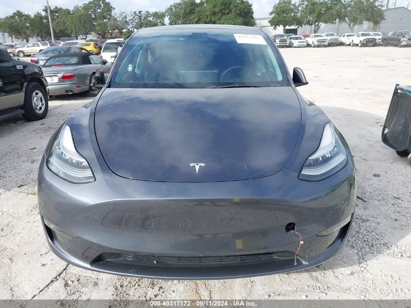 2022 Tesla Model Y VIN: 7SAYGDEE0NF361489 Lot: 40317172