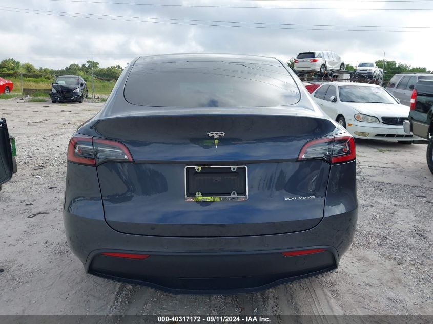 2022 Tesla Model Y VIN: 7SAYGDEE0NF361489 Lot: 40317172