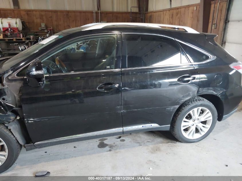 2010 Lexus Rx 450H 450 VIN: JTJBC1BA4A2027362 Lot: 40317187