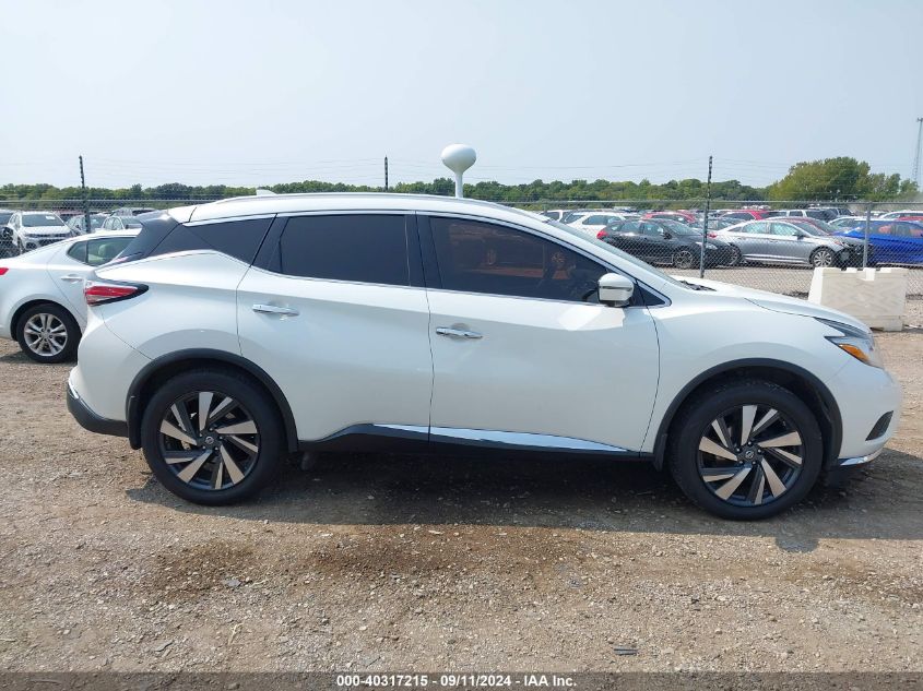 2017 Nissan Murano S/Sl/Sv/Platinum VIN: 5N1AZ2MH4HN103311 Lot: 40317215