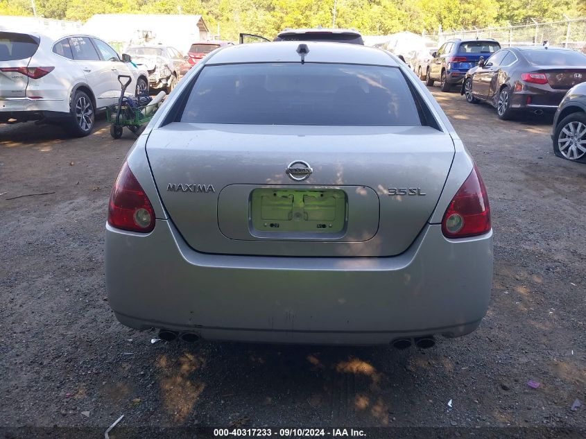 2004 Nissan Maxima 3.5 Sl VIN: 1N4BA41E14C880501 Lot: 40317233