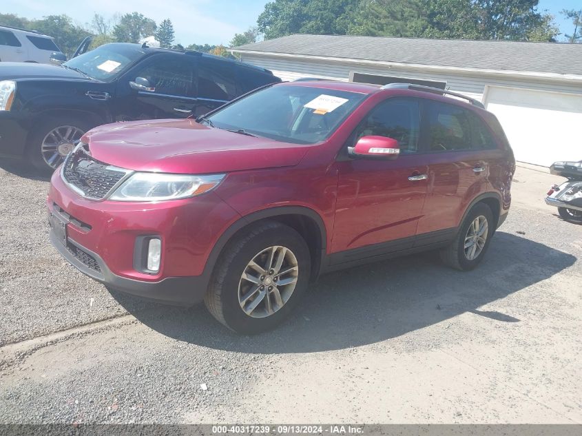 VIN 5XYKT3A62FG657678 2015 KIA SORENTO no.2