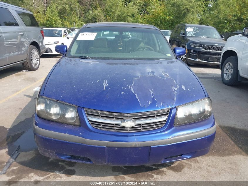 2005 Chevrolet Impala VIN: 2G1WF52E159297140 Lot: 40317261