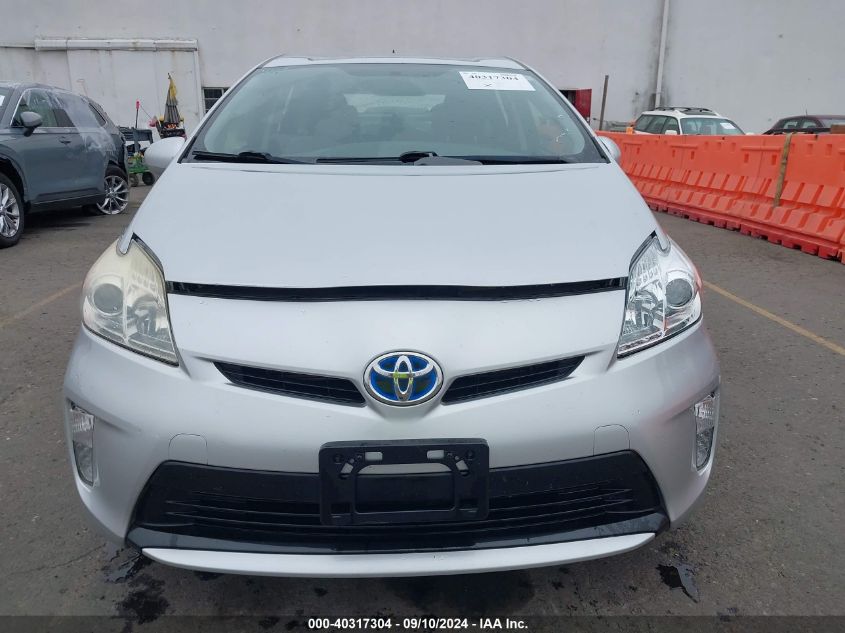 2013 Toyota Prius Two VIN: JTDKN3DU0D5642431 Lot: 40317304