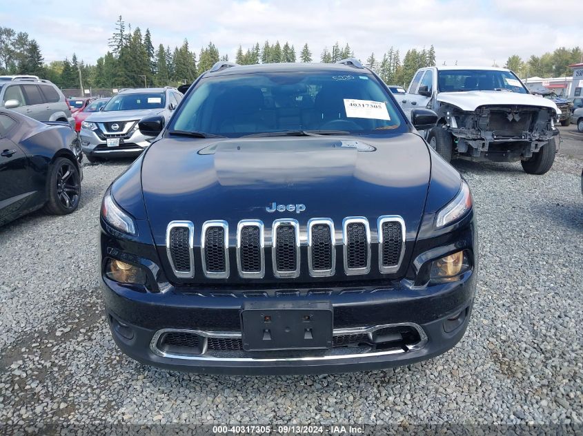 2014 Jeep Cherokee Limited VIN: 1C4PJMDS6EW255335 Lot: 40317305