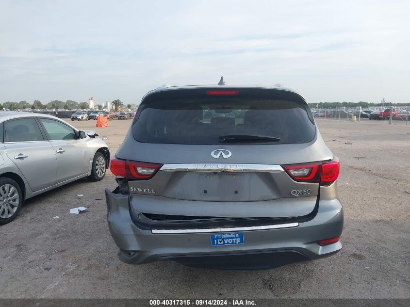 2019 Infiniti Qx60 Luxe VIN: 5N1DL0MNXKC500582 Lot: 40317315