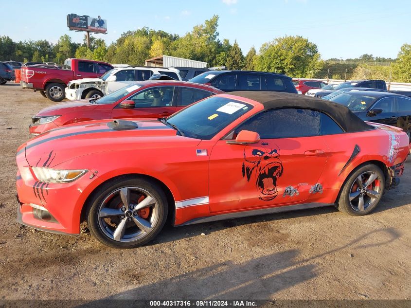 2015 Ford Mustang V6 VIN: 1FATP8EM5F5333315 Lot: 40317316