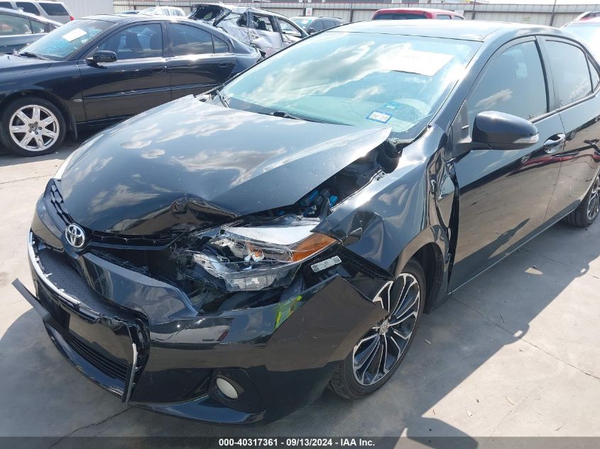 2015 Toyota Corolla S Plus VIN: 5YFBURHE1FP296789 Lot: 40317361