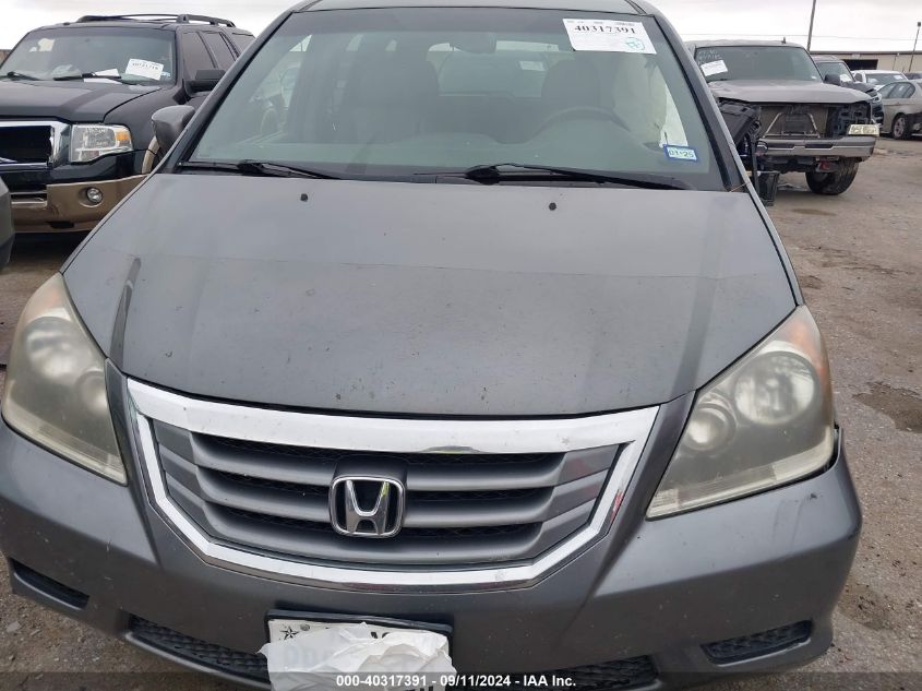 2009 Honda Odyssey Exl VIN: 5FNRL38749B029209 Lot: 40317391