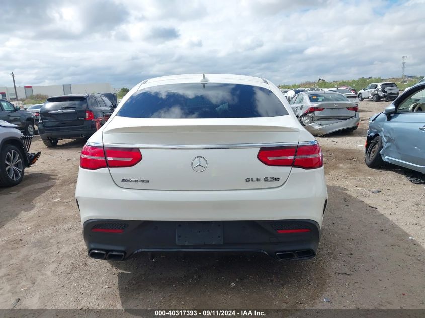 2016 Mercedes-Benz Amg Gle 63 Coupe S 4Matic VIN: 4JGED7FB7GA038448 Lot: 40317393