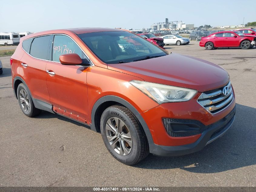 VIN 5XYZTDLB7EG168206 2014 HYUNDAI SANTA FE SPORT no.1