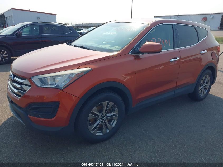 VIN 5XYZTDLB7EG168206 2014 HYUNDAI SANTA FE SPORT no.2