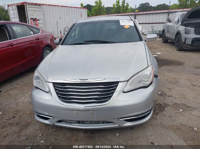 2012 Chrysler 200 Lx VIN: 1C3CCBAB6CN100339 Lot: 40317402