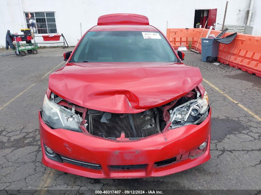 2014 Toyota Camry Se VIN: 4T1BF1FK3EU830585 Lot: 40317407