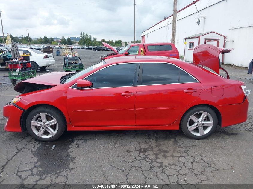 2014 Toyota Camry Se VIN: 4T1BF1FK3EU830585 Lot: 40317407