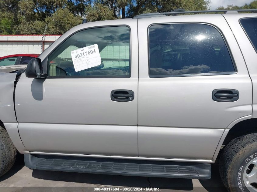 2006 Chevrolet Tahoe Ls VIN: 1GNEK13Z66J121528 Lot: 40317604