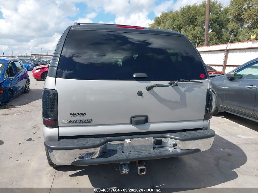 2006 Chevrolet Tahoe Ls VIN: 1GNEK13Z66J121528 Lot: 40317604