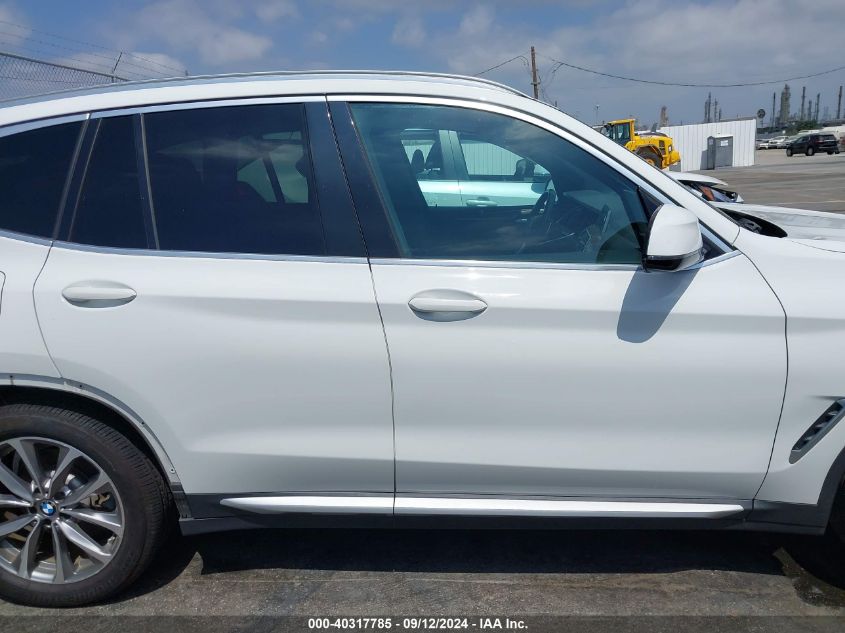 2019 BMW X3 xDrive30I VIN: 5UXTR9C52KLP88911 Lot: 40317785