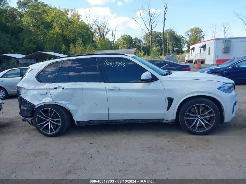 2016 BMW X5 M VIN: 5YMKT6C57G0R78071 Lot: 40317793