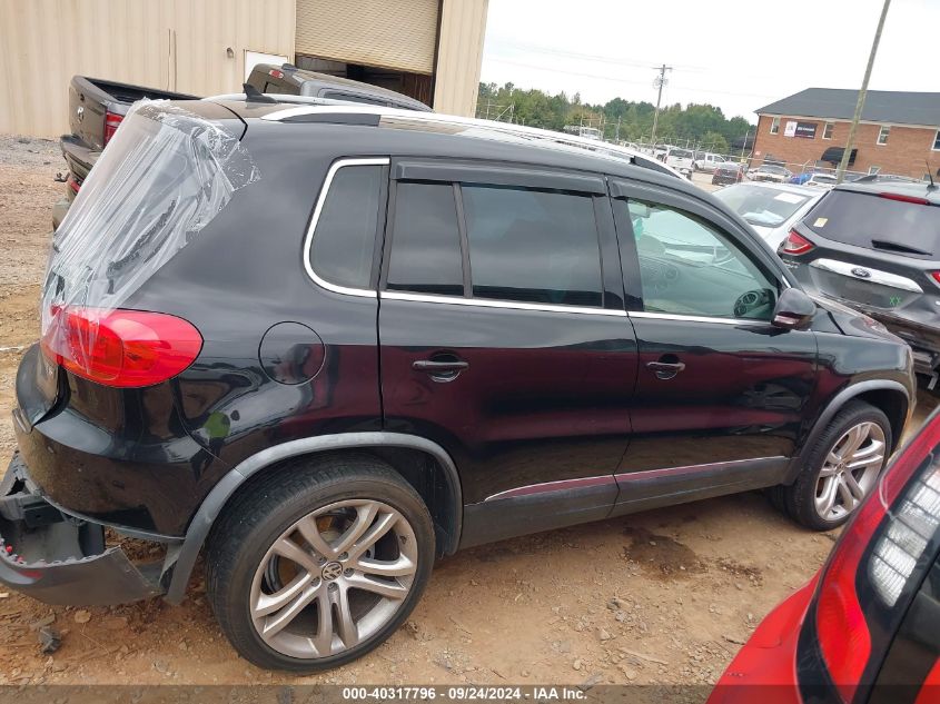 2016 Volkswagen Tiguan Sel VIN: WVGAV7AX5GW578558 Lot: 40317796