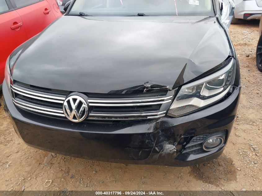 2016 Volkswagen Tiguan Sel VIN: WVGAV7AX5GW578558 Lot: 40317796