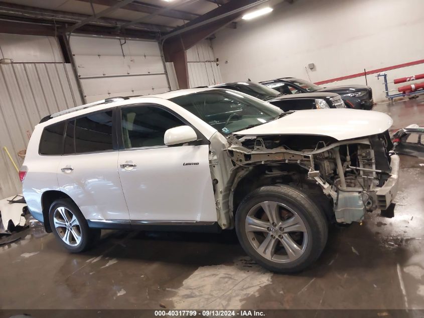 2012 Toyota Highlander Limited V6 VIN: 5TDDK3EH5CS132457 Lot: 40317799