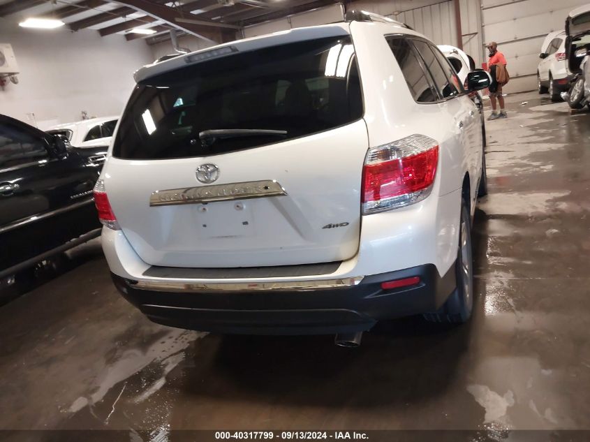 5TDDK3EH5CS132457 2012 Toyota Highlander Limited V6