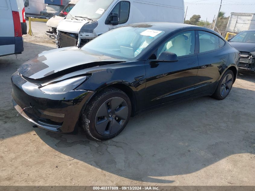 2023 TESLA MODEL 3 REAR-WHEEL DRIVE - 5YJ3E1EA2PF484707