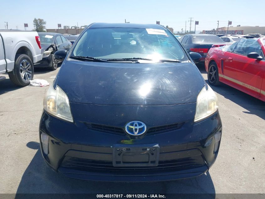 2013 Toyota Prius VIN: JTDKN3DU1D1721260 Lot: 40317817