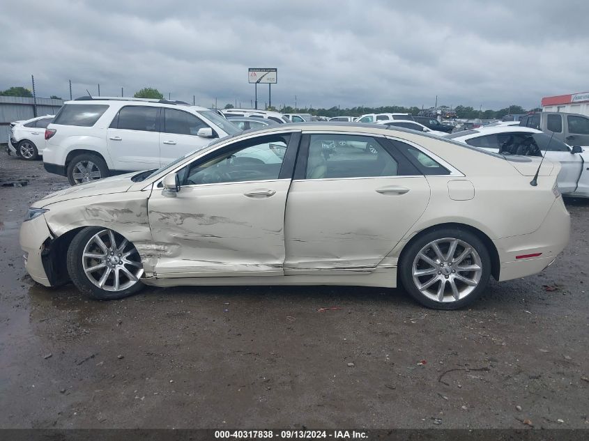 2014 Lincoln Mkz VIN: 3LN6L2GK3ER814215 Lot: 40317838