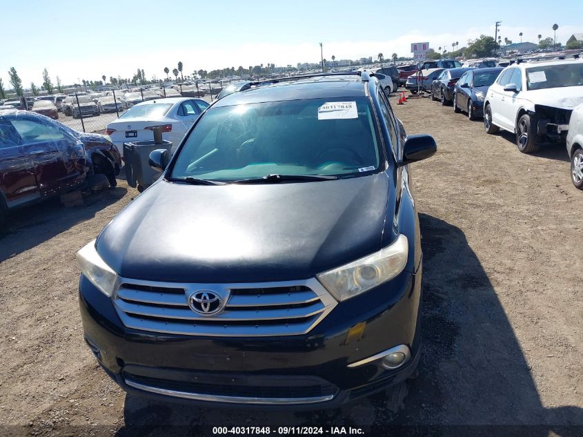 2012 Toyota Highlander Se V6 VIN: 5TDZK3EH6CS050081 Lot: 40317848