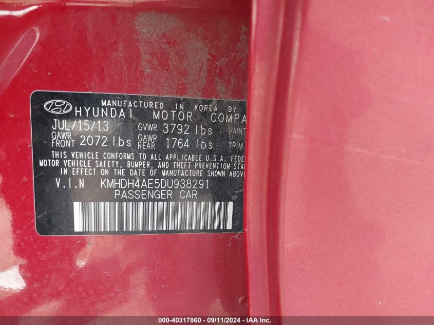 KMHD35LH1EU204079 2014 Hyundai Elantra Gt