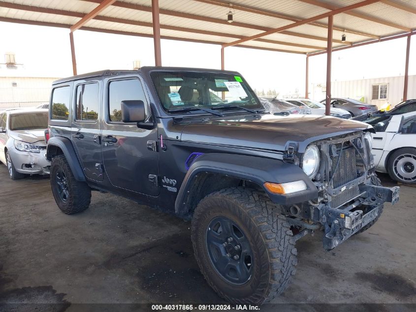 2018 Jeep Wrangler Unlimited Sport VIN: 1C4HJXDG6JW179353 Lot: 40317865