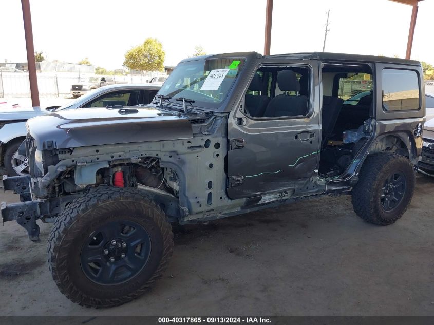 2018 Jeep Wrangler Unlimited Sport VIN: 1C4HJXDG6JW179353 Lot: 40317865