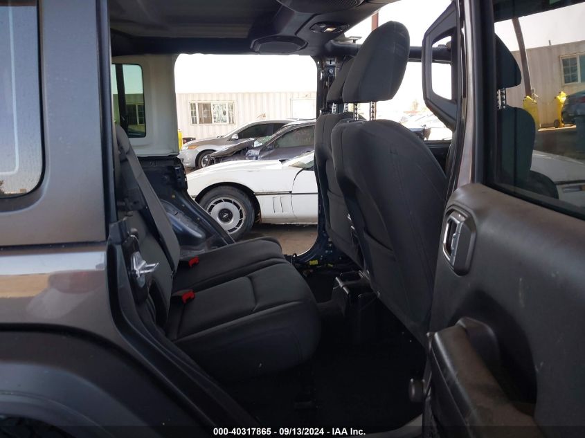 2018 Jeep Wrangler Unlimited Sport VIN: 1C4HJXDG6JW179353 Lot: 40317865