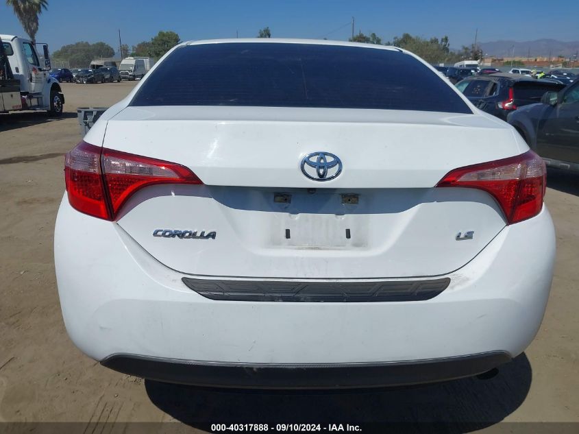 2018 Toyota Corolla Le VIN: 5YFBURHE6JP809348 Lot: 40317888