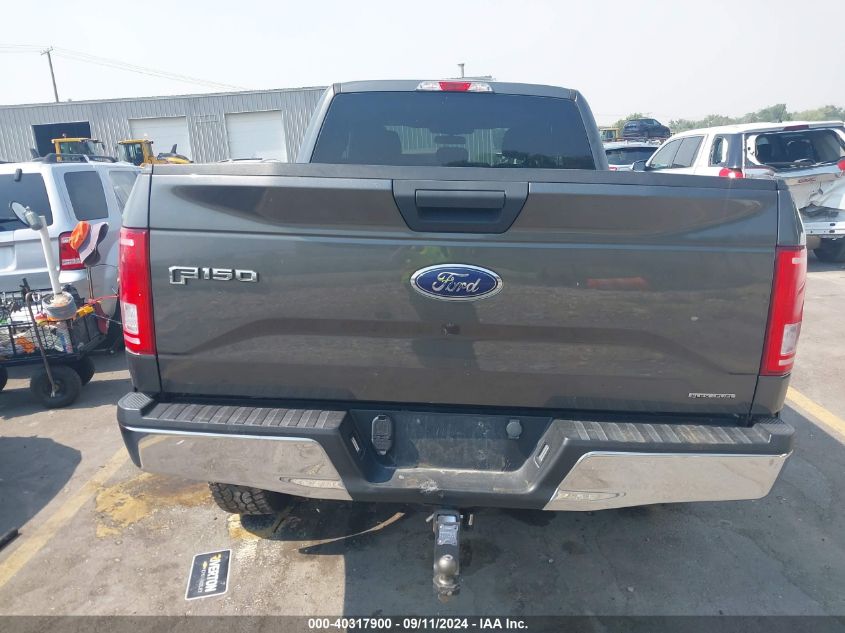 2016 Ford F150 Super Cab VIN: 1FTEX1E80GKD98282 Lot: 40317900