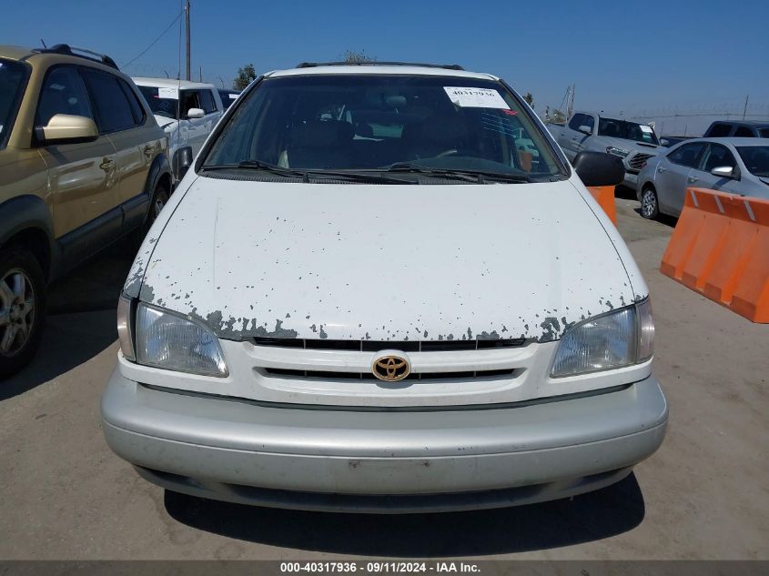 1998 Toyota Sienna Xle VIN: 4T3ZF13C9WU085362 Lot: 40317936