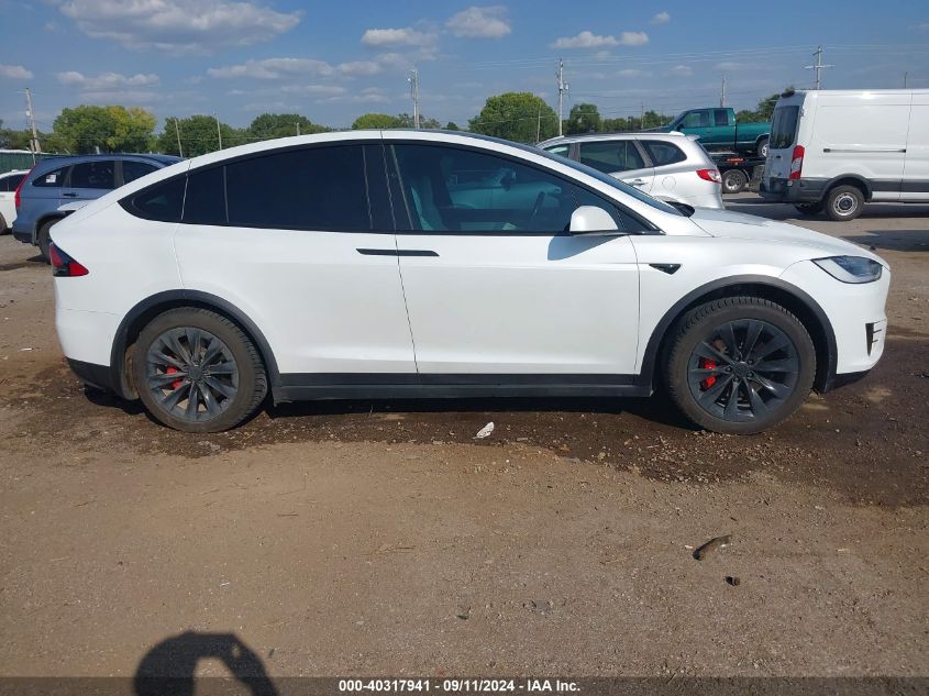 2019 Tesla Model X P100D/Performance VIN: 5YJXCBE44KF211655 Lot: 40317941