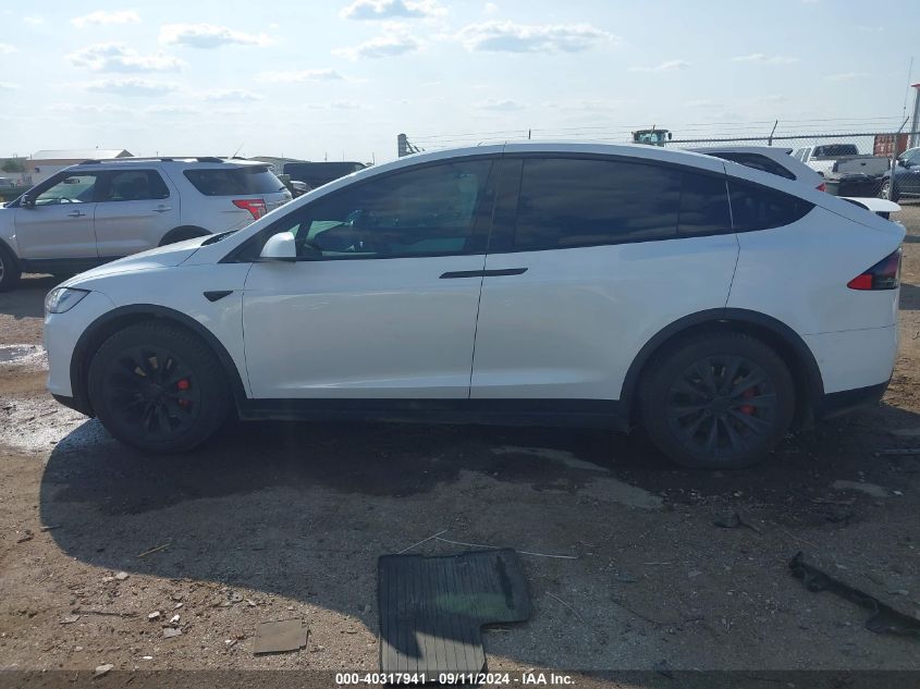 2019 Tesla Model X P100D/Performance VIN: 5YJXCBE44KF211655 Lot: 40317941